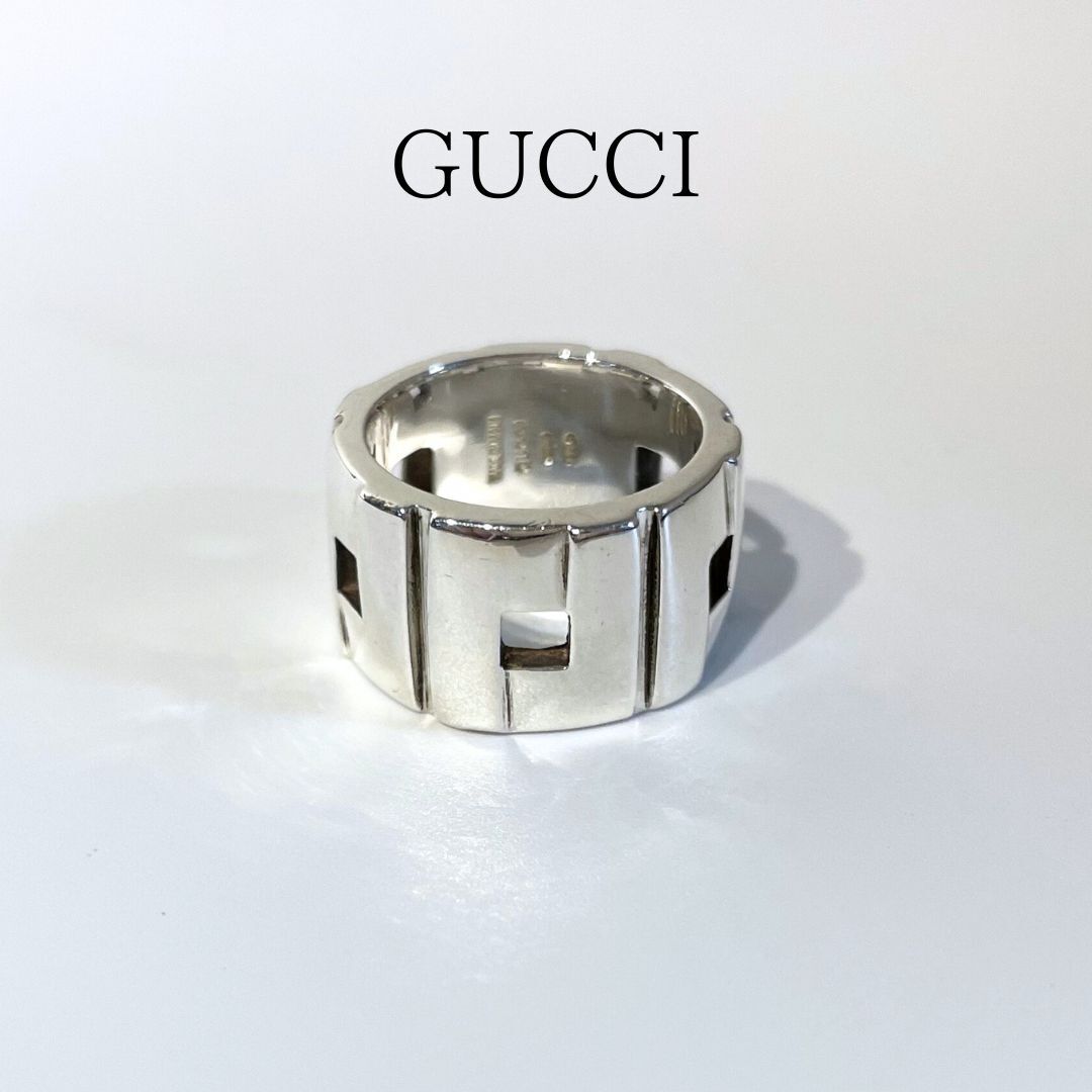 GUCCI モダニストリング　シルバー925 オールドグッチ　12号 GUCCI グッチ 13号 モダニスト リング レディース 指輪 シルバー925