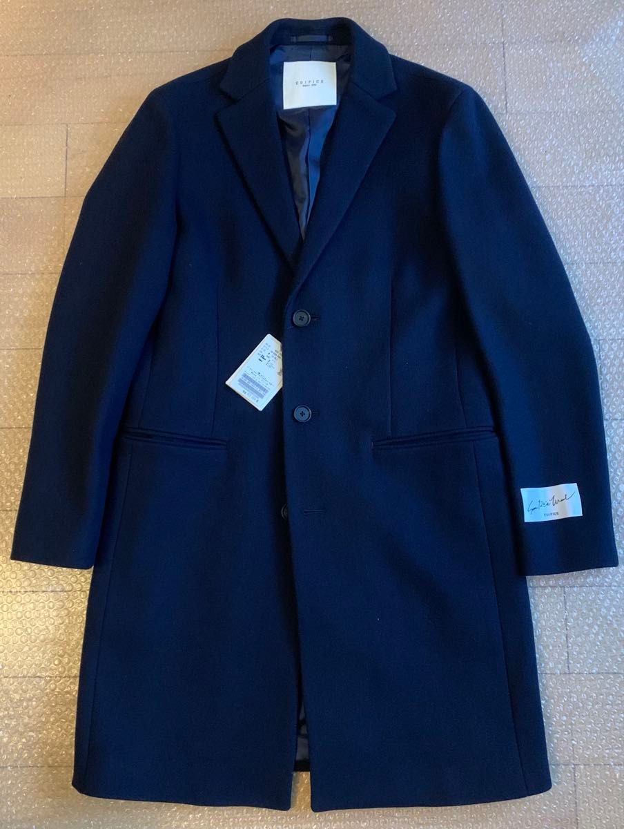 PAOLONI パオローニ カシミヤ100% チェスターコート 44 定価約19万円