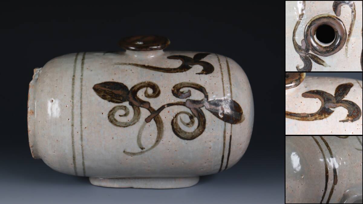 □昔の夢□e62 朝鮮陶磁 李朝期 白磁鉢 合箱 茶道具