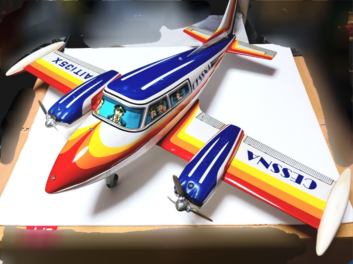 イチコー ジャンボセスナ CESSNA310 ブリキ 当時物 レトロ 昭和 | Shop