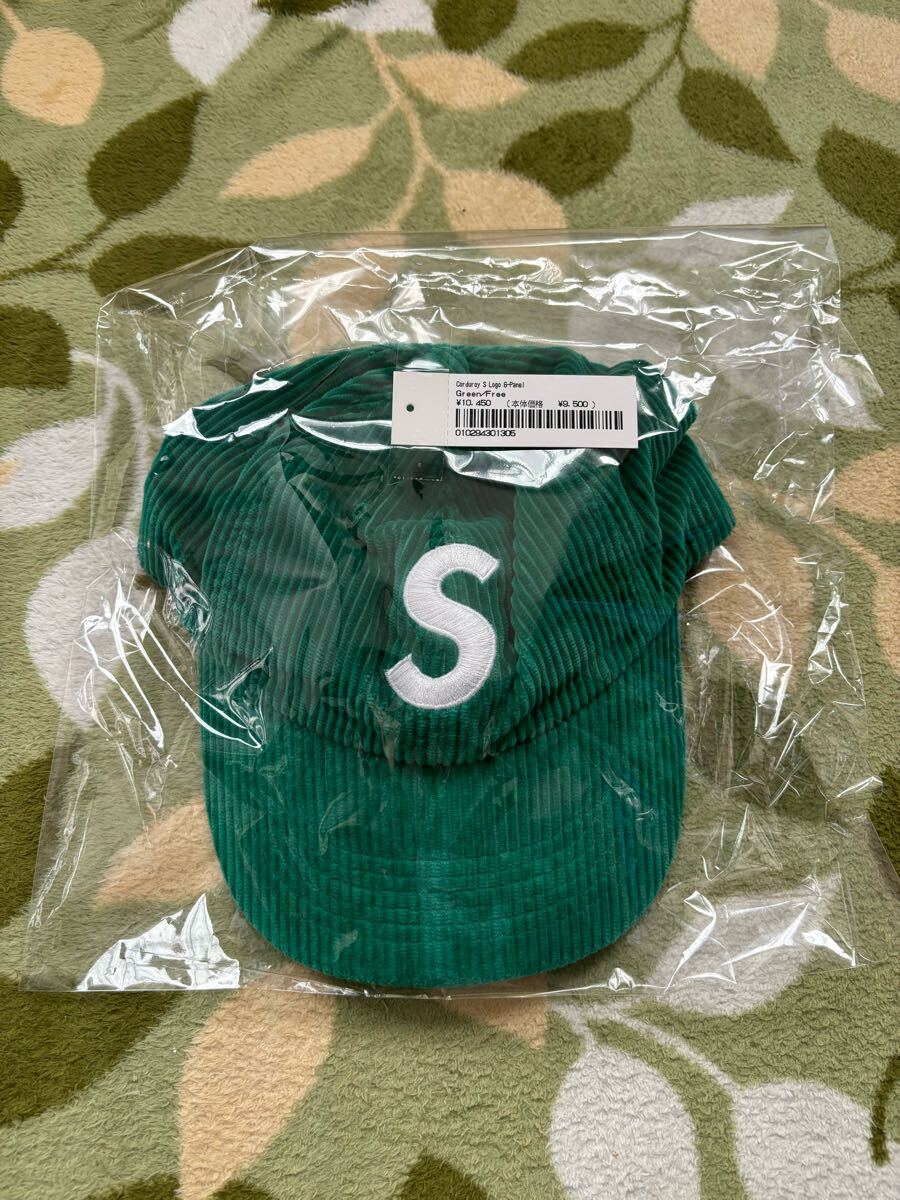 supreme s logo corduroy