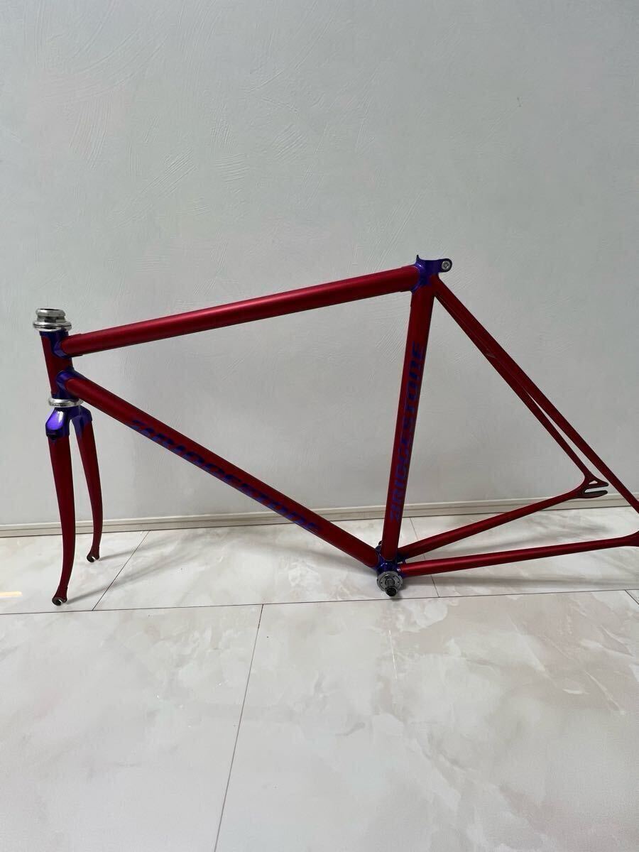 LEVEL レベル トラックフレーム オレンジ/めっき TOP:540/SEAT:520 NJS