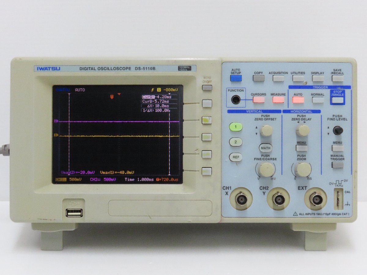 H97。IWATSU DS-8812P デジタルオシロスコープ。通電チェックのみ H97。IWATSU DS-8812P デジタルオシロスコープ。通電チェックのみ