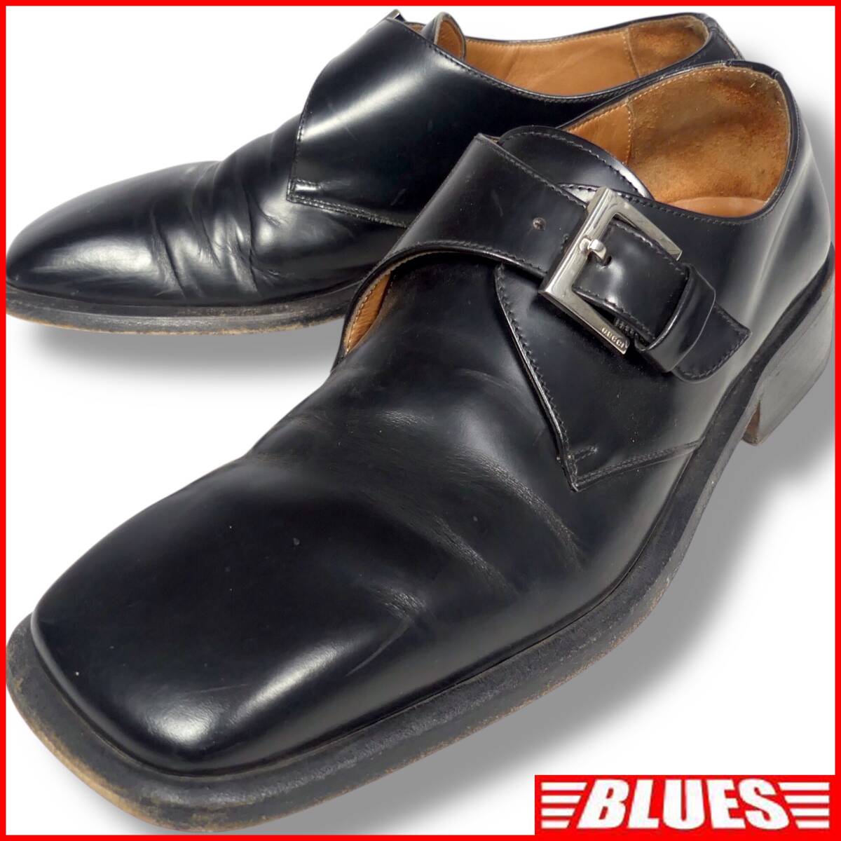 美品】REGAL リーガル 17RR ダブルモンク ブラック 25.5cm 【公式通販】