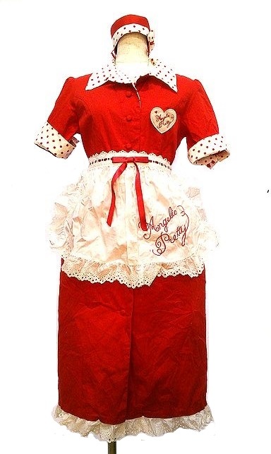 Preview of Angelic Pretty MilkshakeサーキュラーワンピースSet エプロン ハット ワンピース エプロン アンジェリックプリティ