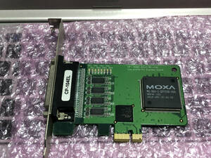 MOXA　PCIe シリアル通信カード　RS-232　CP-104EL-A-DB25M　高機能 4ポート RS-232