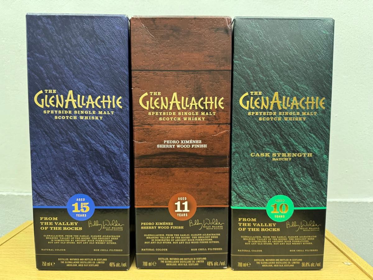 激安！グレンアラヒー8本セット 旧ボトル 15年 12年 10年 バッチ6