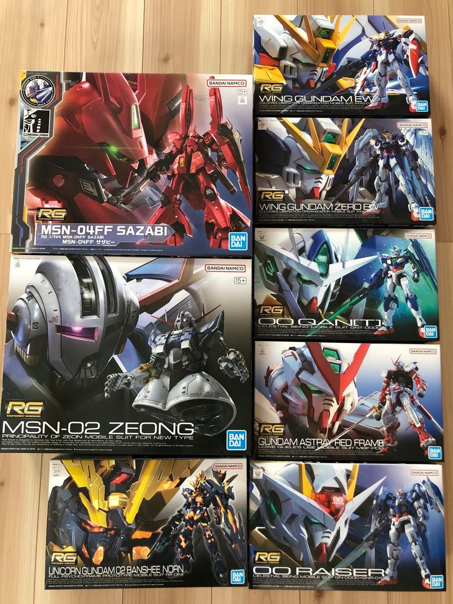 RG ゴッドガンダム & ウイングガンダムゼロ EW 2個セット 未組立