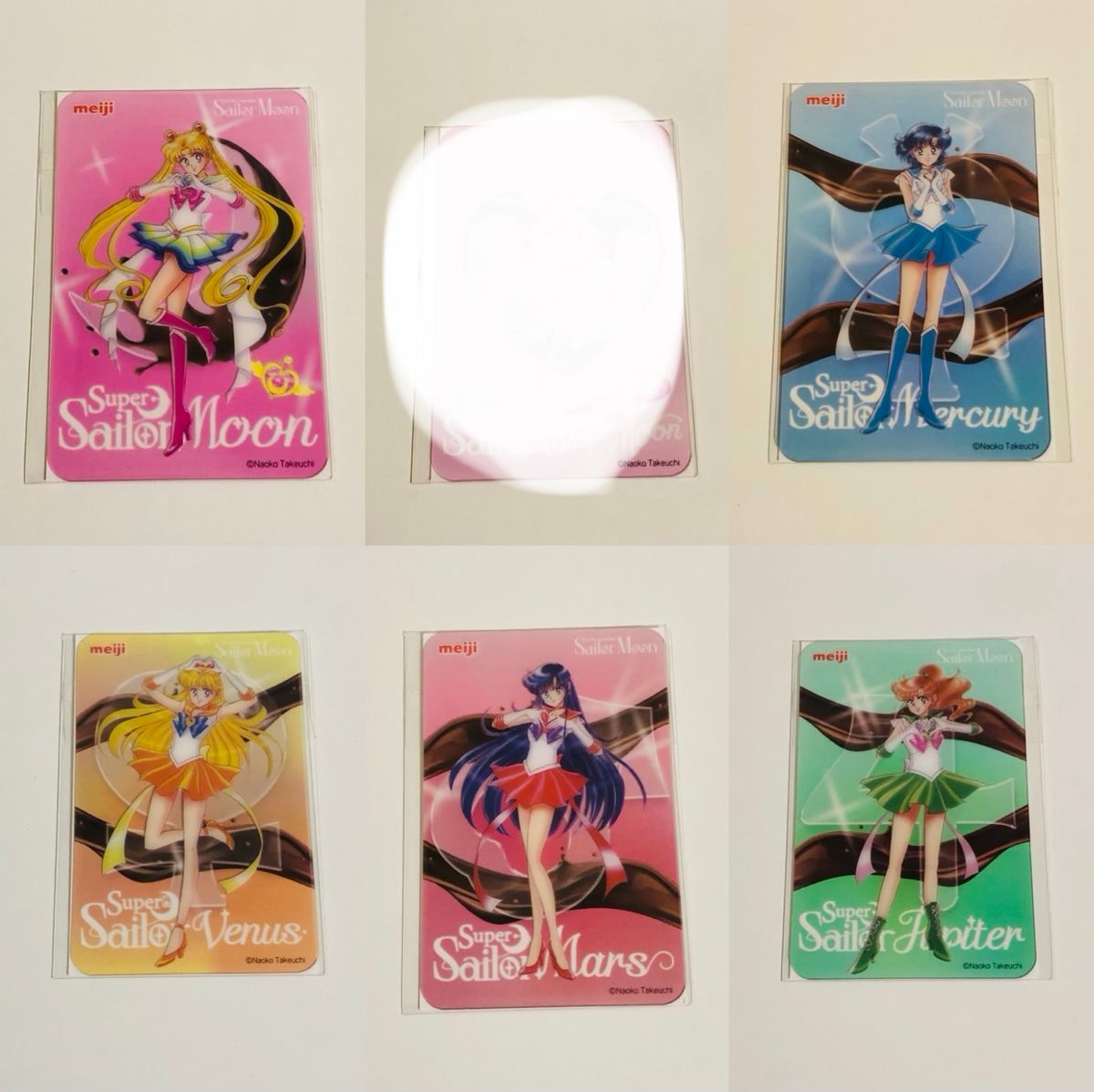 美少女戦士セーラームーン×明治コラボ ローソン クリアカードと箱