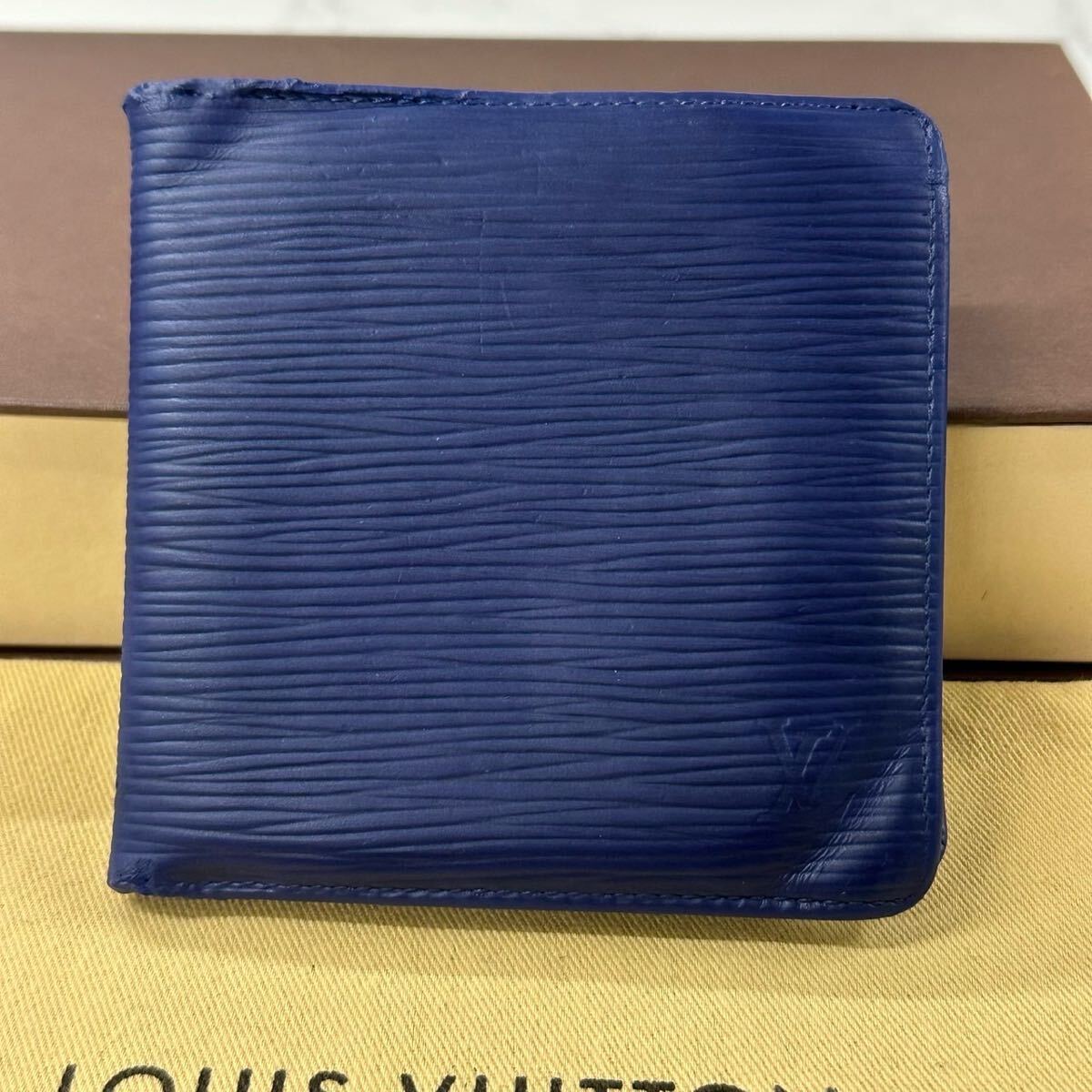 美品】LOUIS VUITTON ルイヴィトン 二つ折り財布 エピ ポルトフォイユ