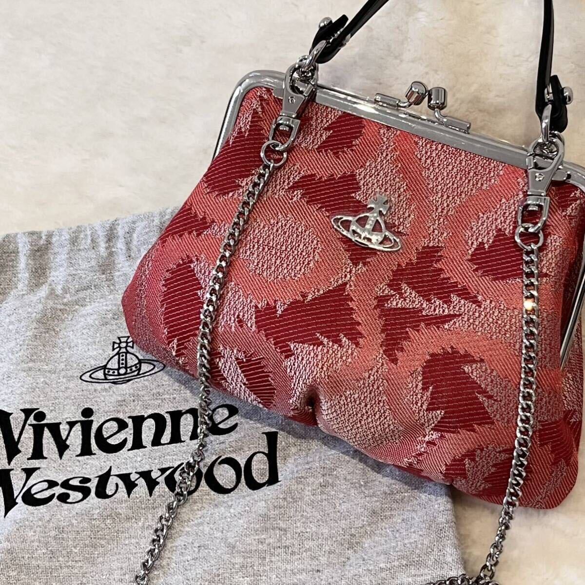 Vivienne Westwood Anglomaniaショルダーバッグ スター柄 ネイビー 