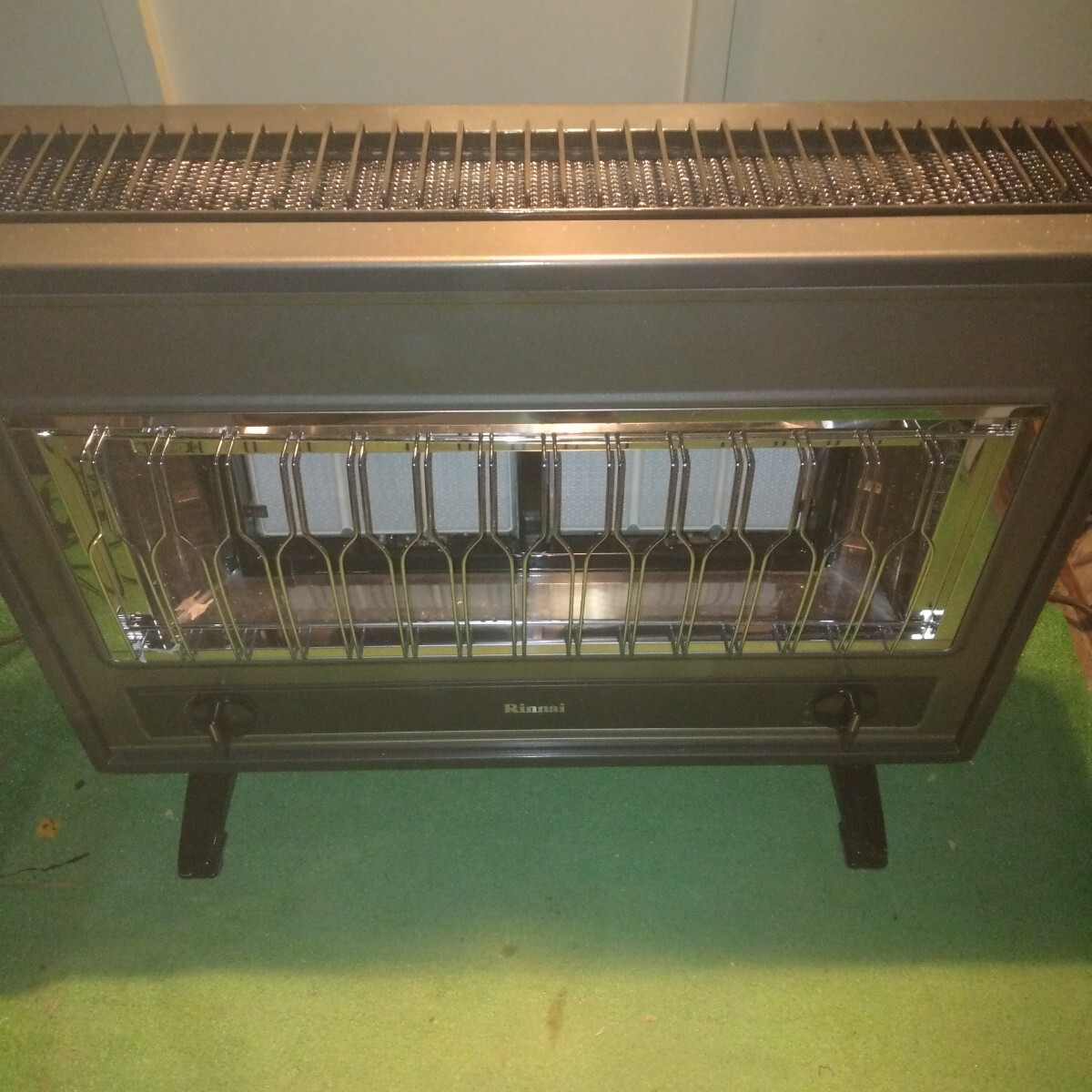 レトロ】Rinnai ガスファンヒーター R-1220C 都市ガス用 レトロ