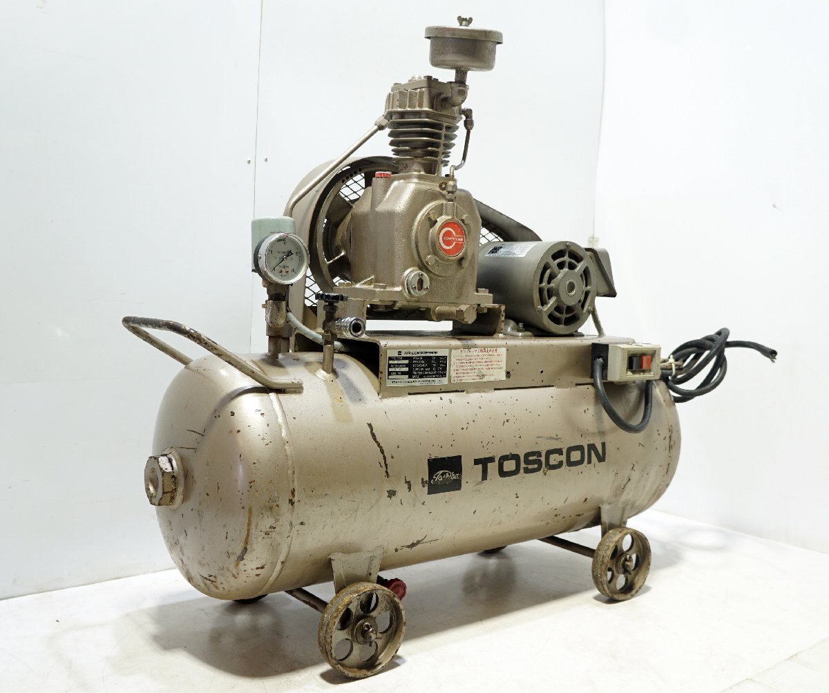 中古 TOSCON SU14E-22Y4 3馬力エンジンコンプレッサー ヤンマーGA160 