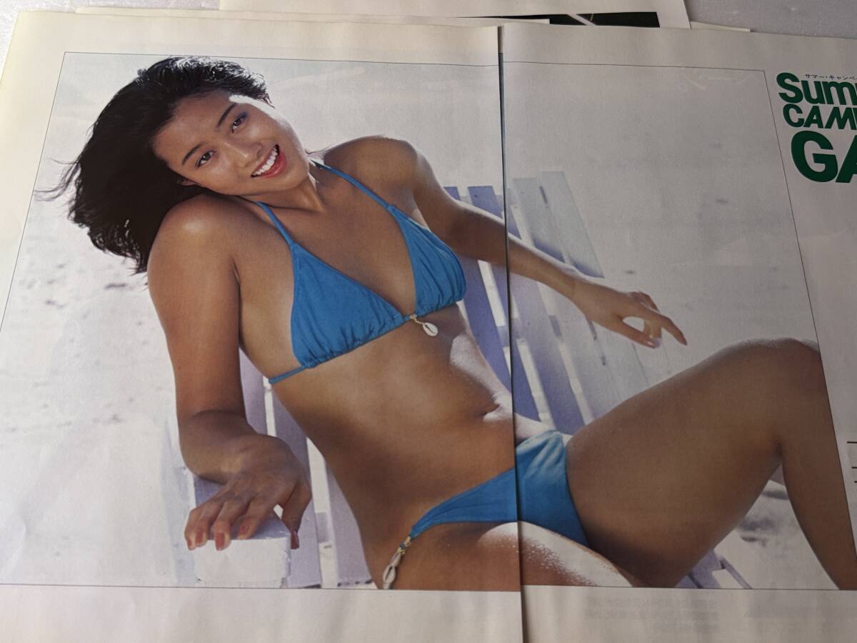 昭和レトロ カネボウ化粧品 城戸真亜子 ポスター水着