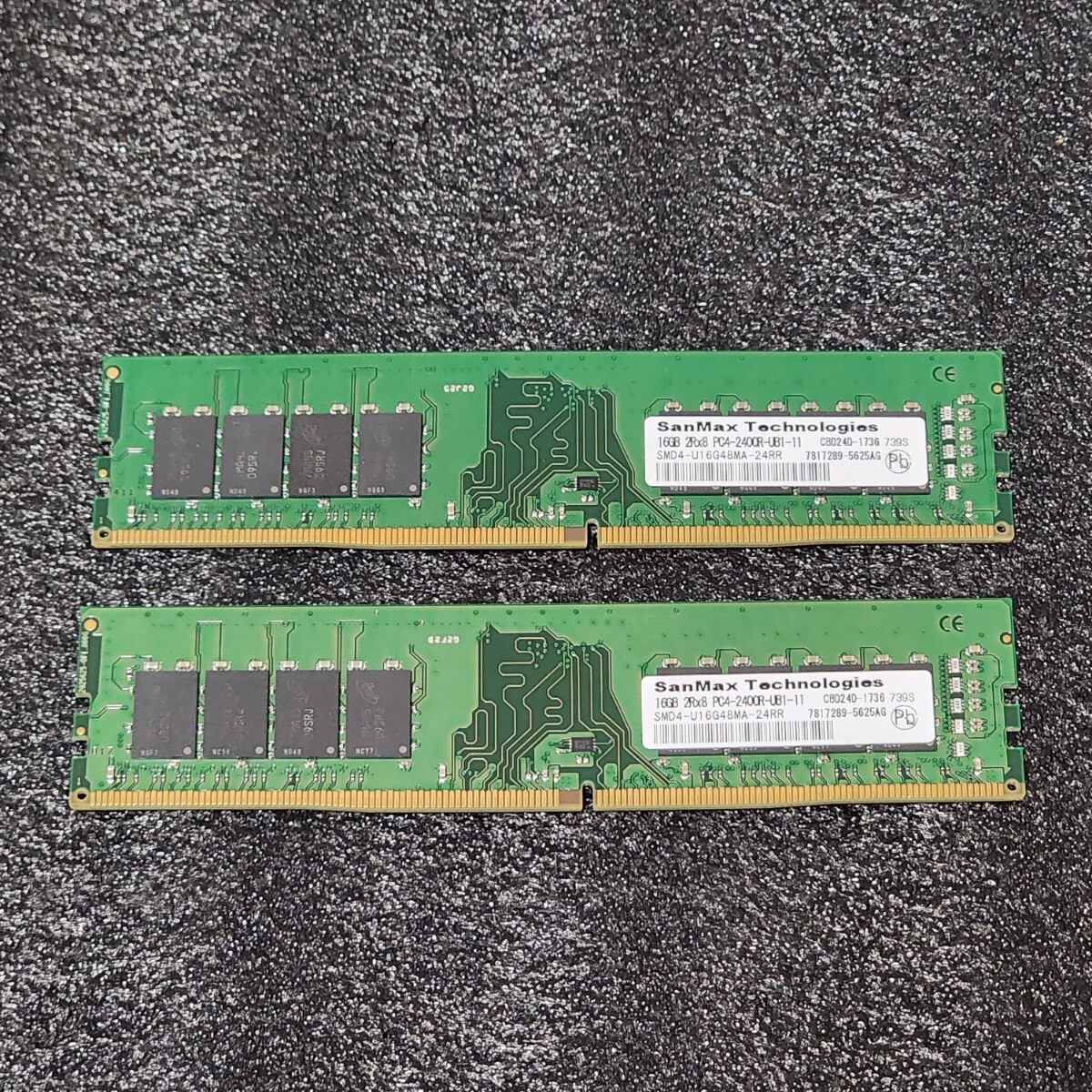 PCパーツ SanMax DDR4 2400 8GBx4(32GB) SanMax DDR4 2400 8GBx4(32GB)