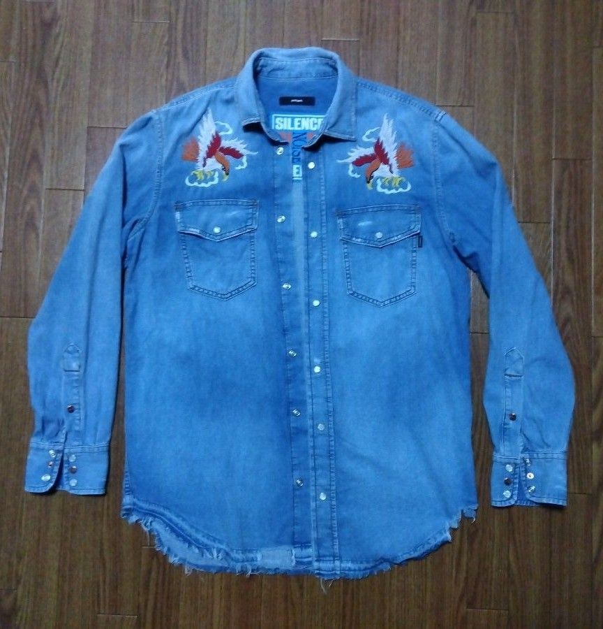 Supreme 22FW Multi Type Jacquard Denim Shirt マルチタイプ