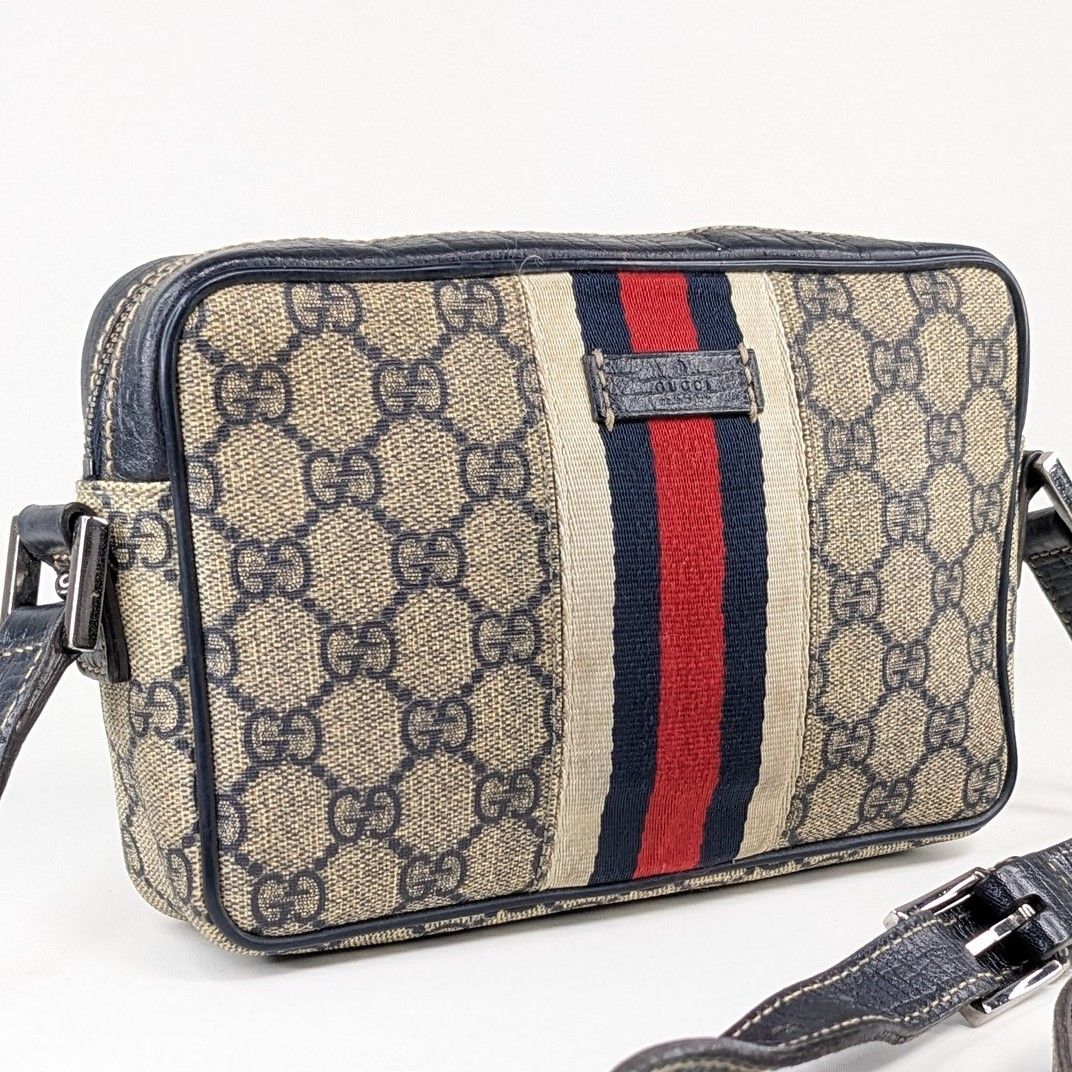 GUCCI グッチ GGスプリーム シェリーライン クラッチバッグ オールド