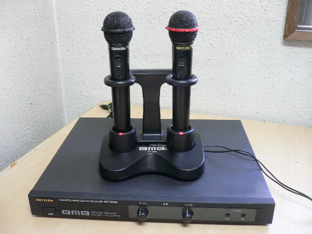 BMB☆WT-8000+WM850 電波式800MHz ワイヤレスマイクセット☆取扱説明書