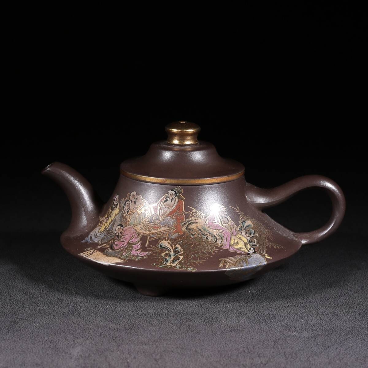 西施壺 煎茶道具 中国古美術 紫砂壺・紫泥急須・茶壺・茶道具 /【Buyee