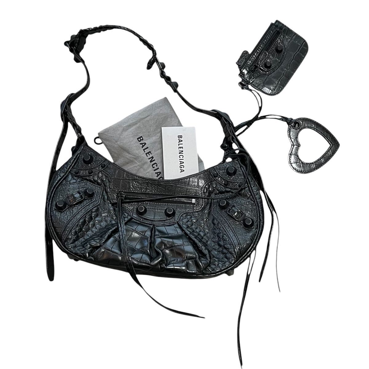 美品】crocodile leather クロコダイルレザー/マットクロコダイル