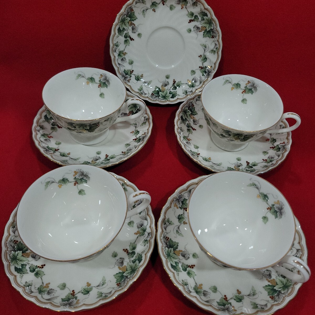 A838_ 中古 6枚 まとめ WEDGWOOD WILD STRAWBERRY ウェッジウッド
