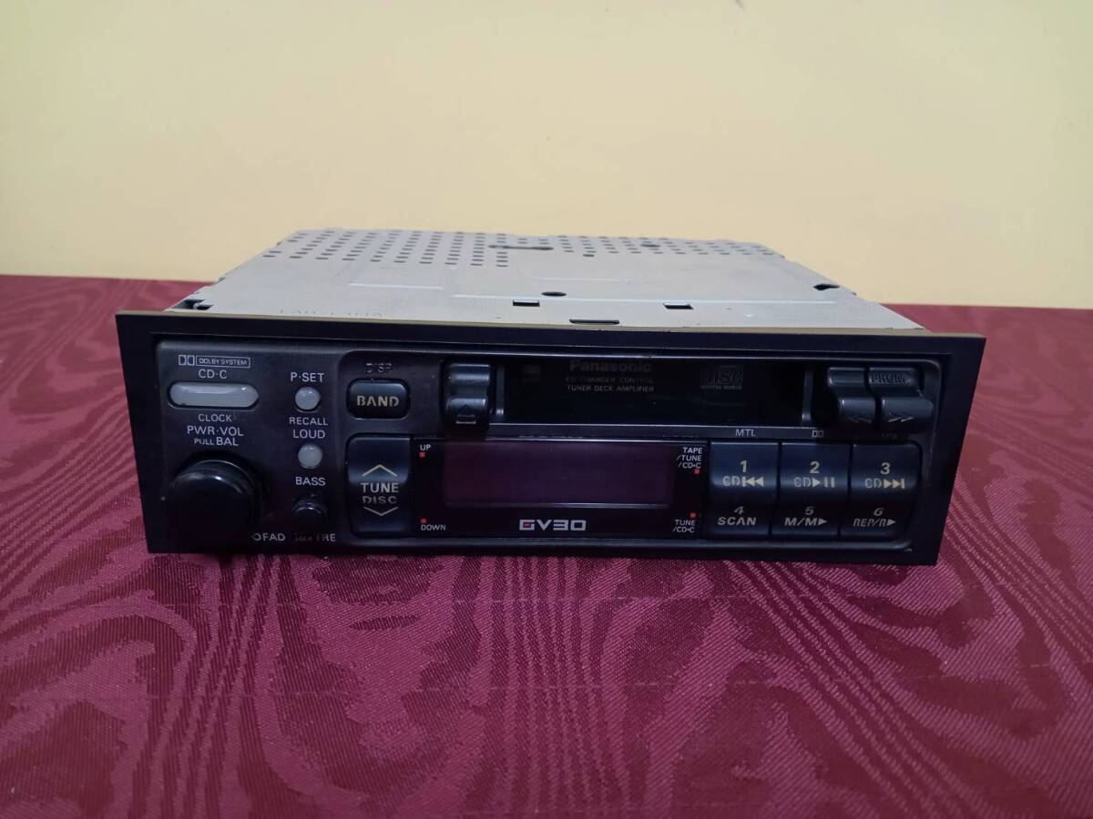 パナソニック・CAR AUDIO。CQ-B770D。自動車用カセットオーディオ