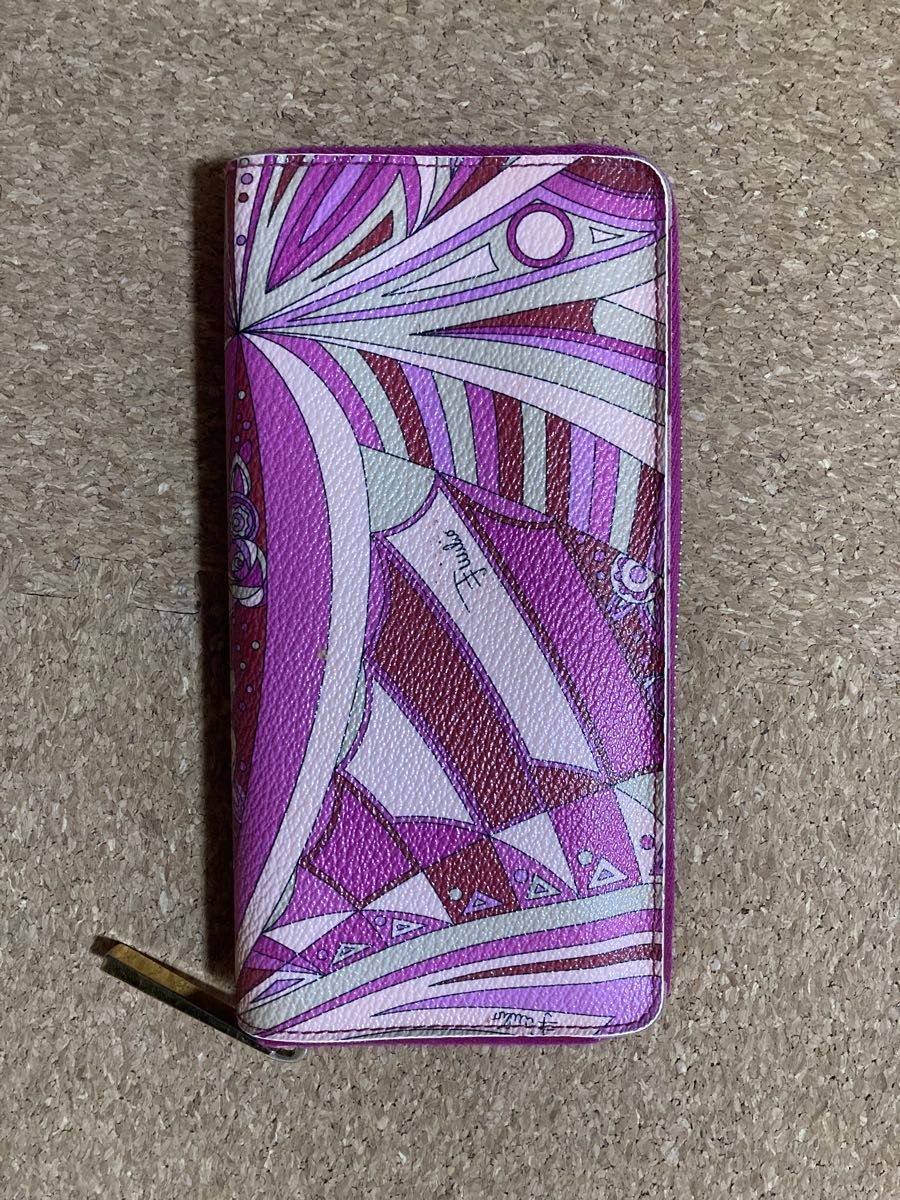 EMILIO PUCCI エミリオプッチ ストローハット 麦わら帽子 ピンク
