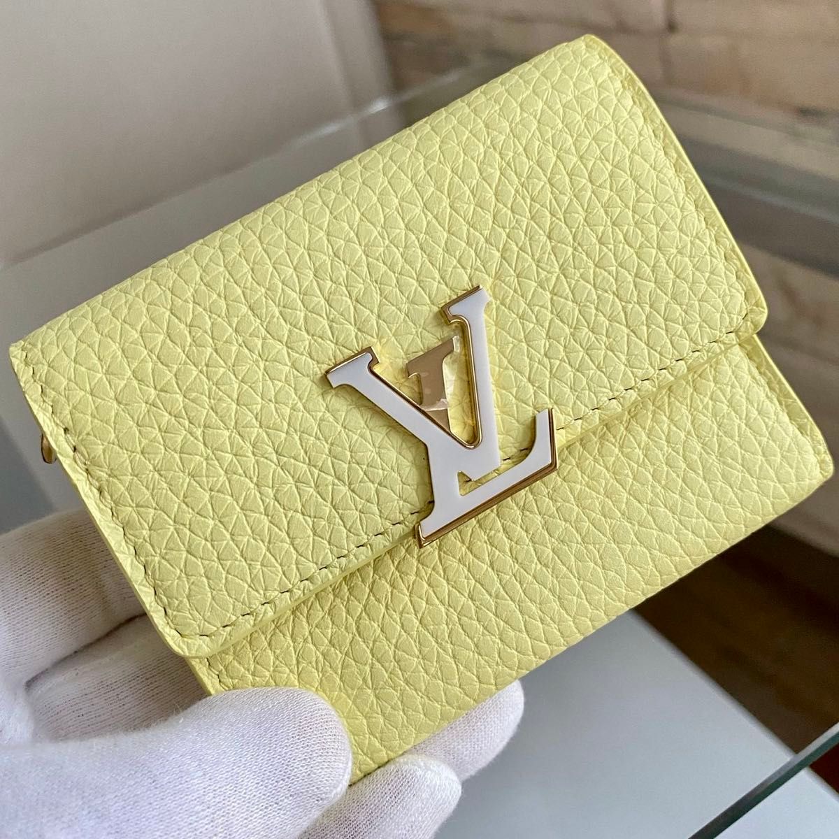 希少 LOUIS VUITTON ルイヴィトン ポルトフォイユ カプシーヌ 長財布 