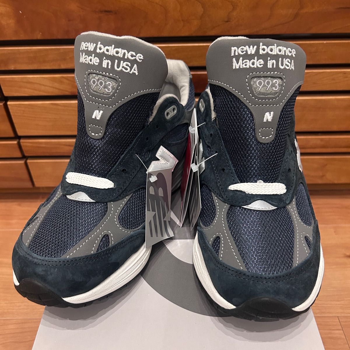 ニューバランス MR993NV 26.5cm New Balance Made in USA ネイビー 