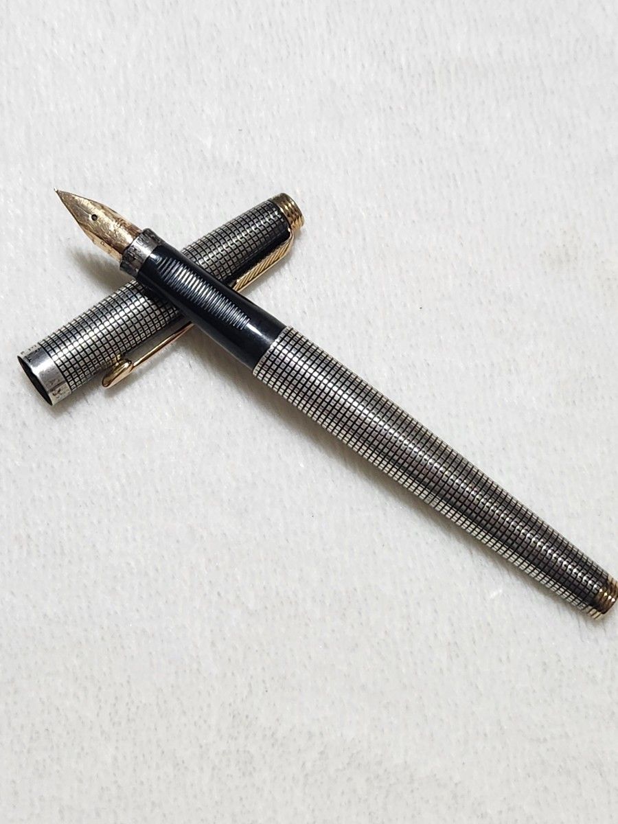 3本【ペン先14K＆本体スターリングシルバー】Parker パーカー 万年筆
