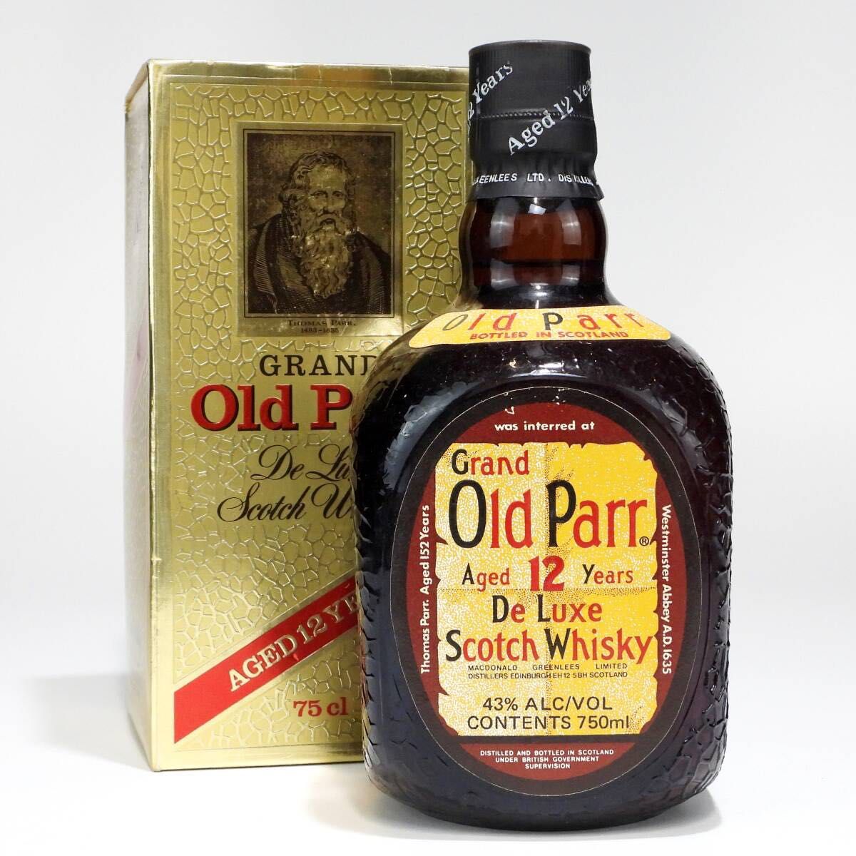 Old Parr オールドパー 12年 デラックス スコッチウイスキー 750ml