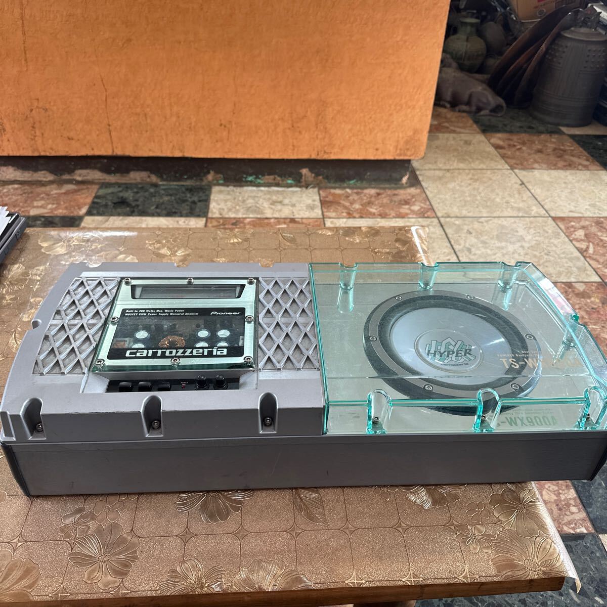 カロッツェリアサブウーファーTS-WX900A パイオニア カロッツェリア サブウーハー TS-WX900A 配線有り