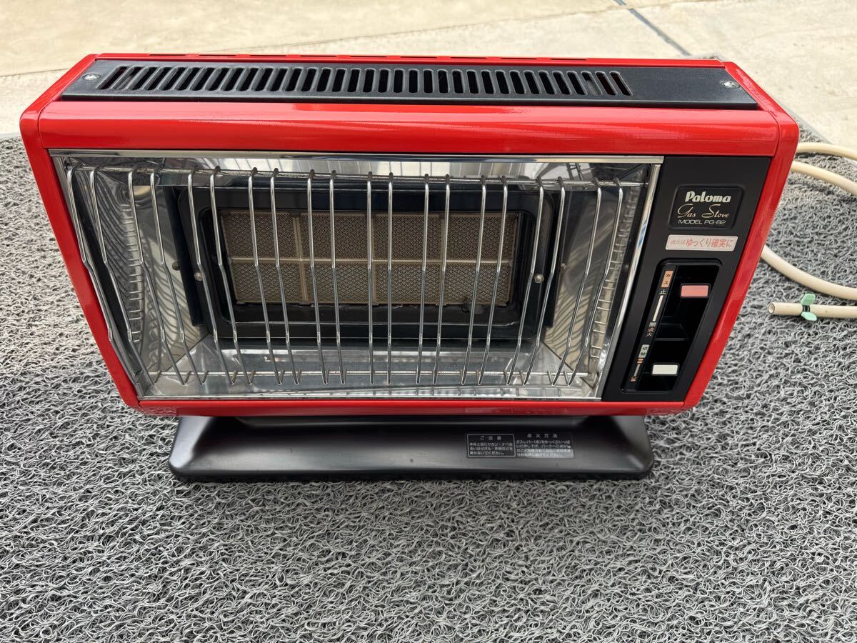 パロマ　ガスストーブ　PG-430S-Ｂ　昭和レトロ　 都市ガス用 パロマ ガスストーブ PG-430S-B 昭和レトロ 都市ガス用 - メルカリ