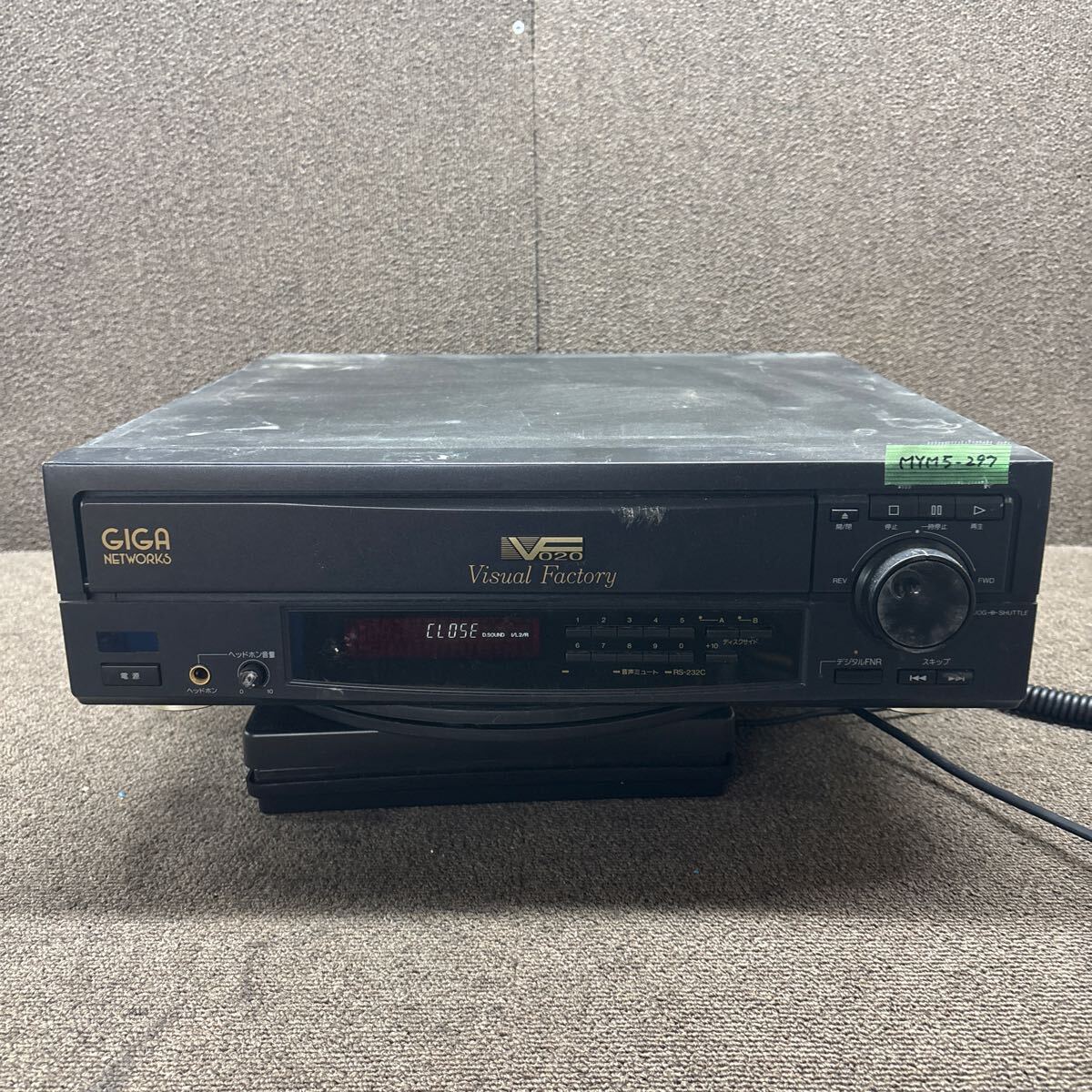 レイザ-ディスクプレーヤ パイオニア レーザーディスクプレーヤー LD-K7 動作良好