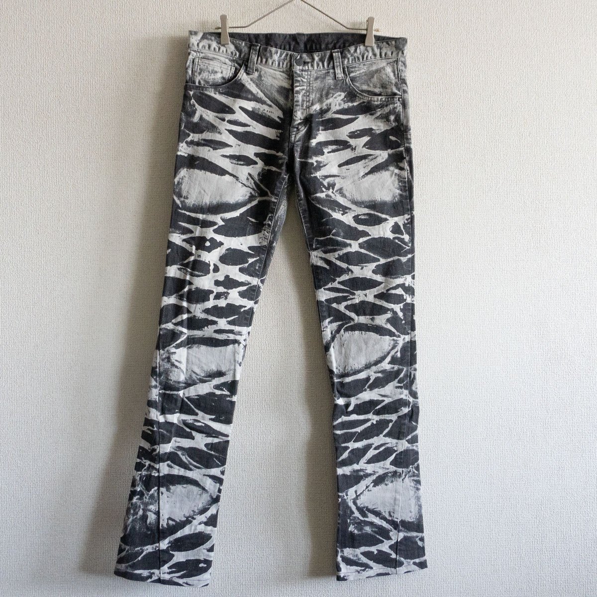 パンツ 00s TORNADO MART coating parachute pants TORNADO MART GRADIENT-DYED BELL BOTTOM PANTS | Barhaine Archive