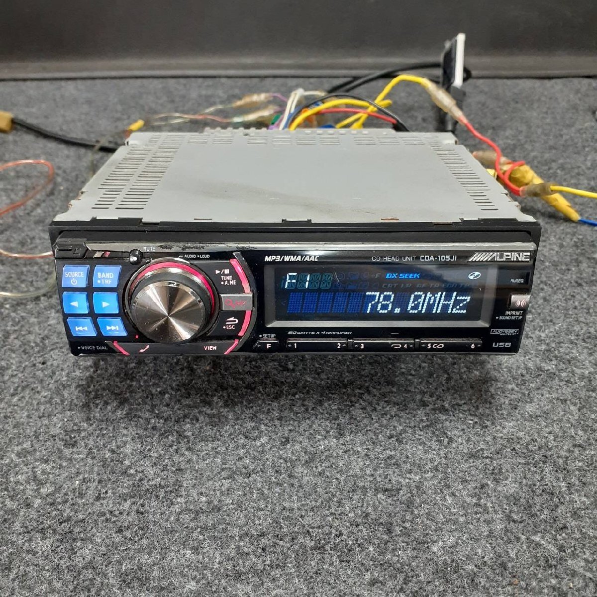 アルパイン ALPINE CDA-7949JG 通電確認済み