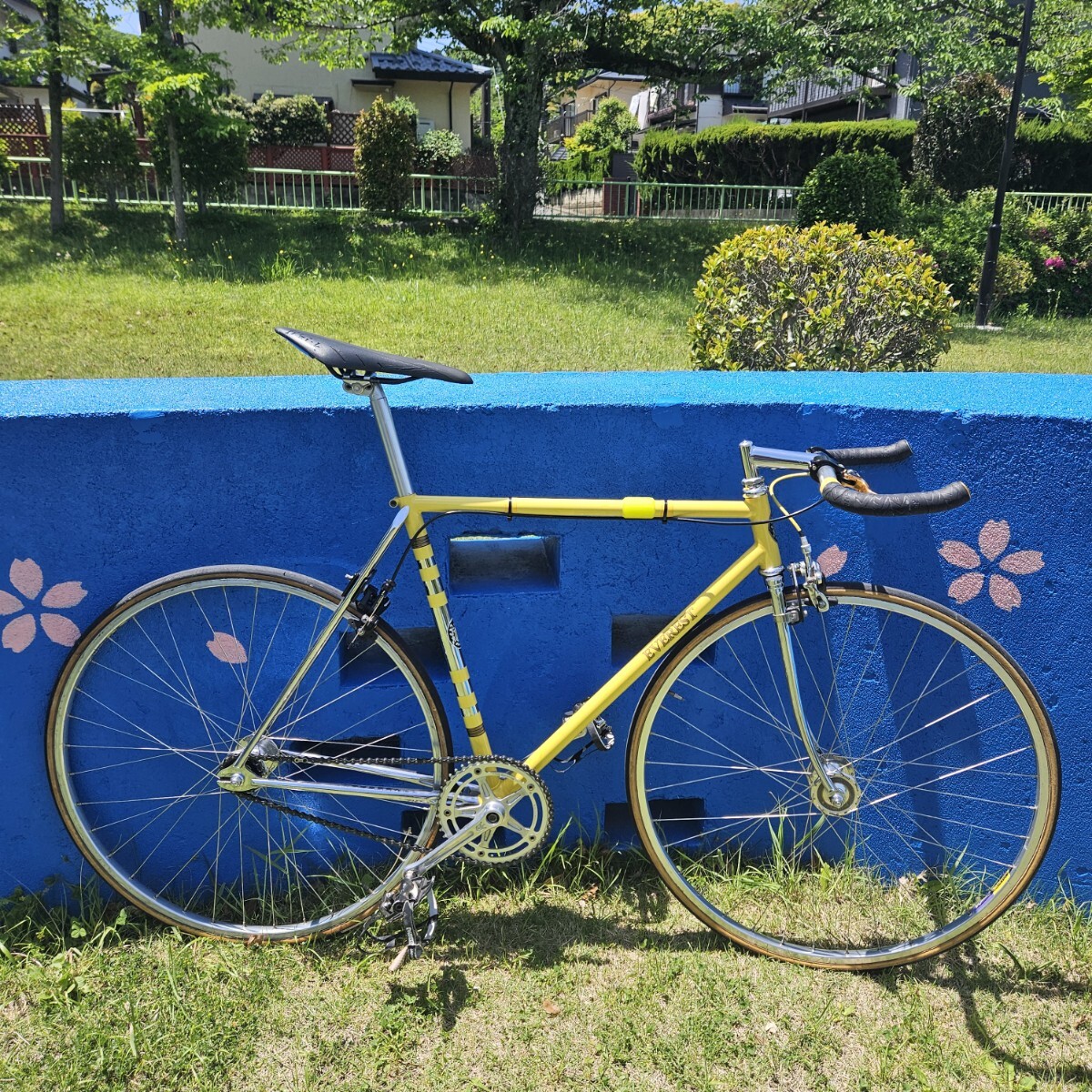 自転車、サイクリング LEVEL レベル トラックフレーム ネイビー TOP