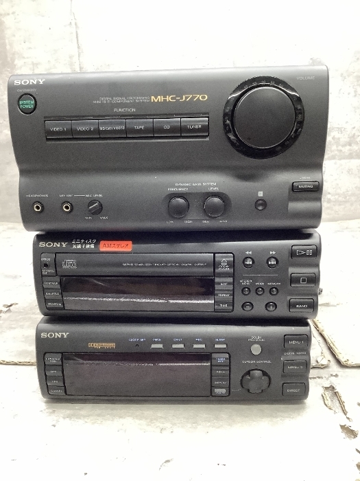 SONY システムコンポ MHC-J970EX 中古動作品メンテナンス済み SONY システムコンポ MHC-J970EX 中古動作品メンテナンス済み SONY