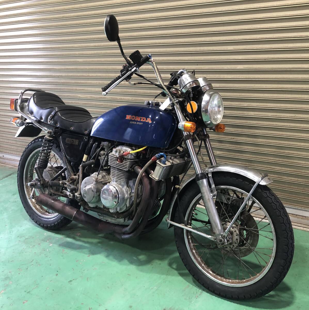 0742□CB400F/CB350F 純正マフラーフランジセット ヨンフォア : 絶版