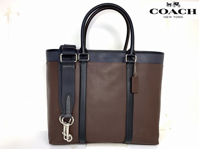 極美品☆送料無料☆ コーチ メンズ COACH ワーナー デュアル ハンドル