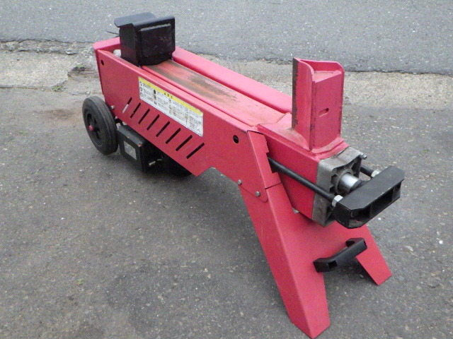 引取限定】メーカー不明 中古 薪割り機 薪割り 最大約500mm 電動