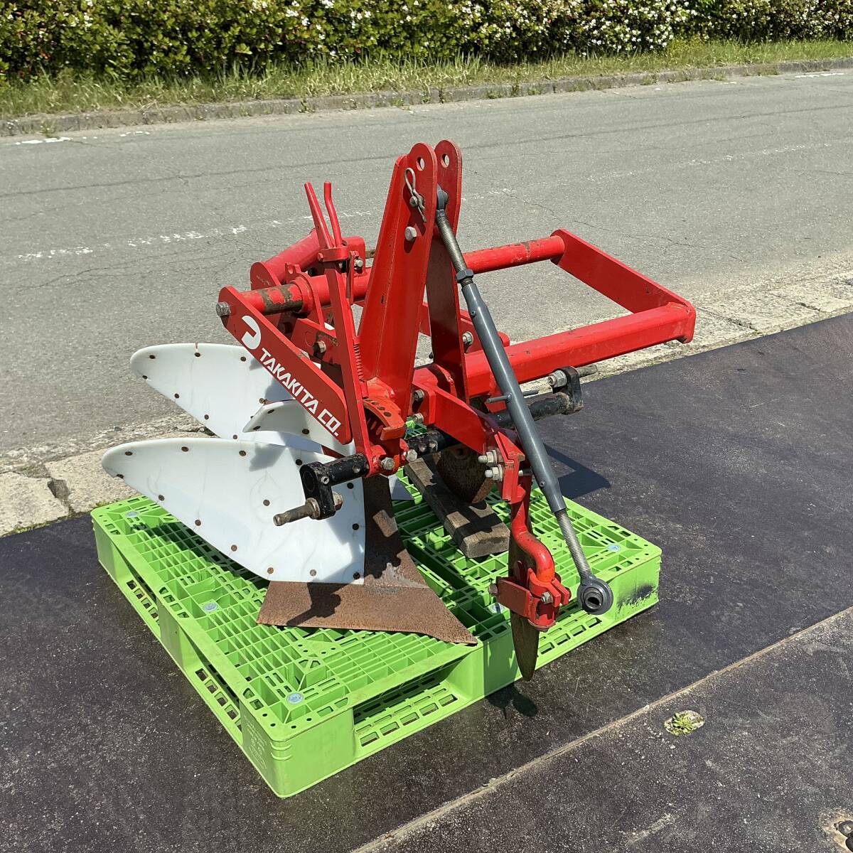 福岡県みやま市】タカキタ 管理機 耕うん機 プラウ 鋤 232式