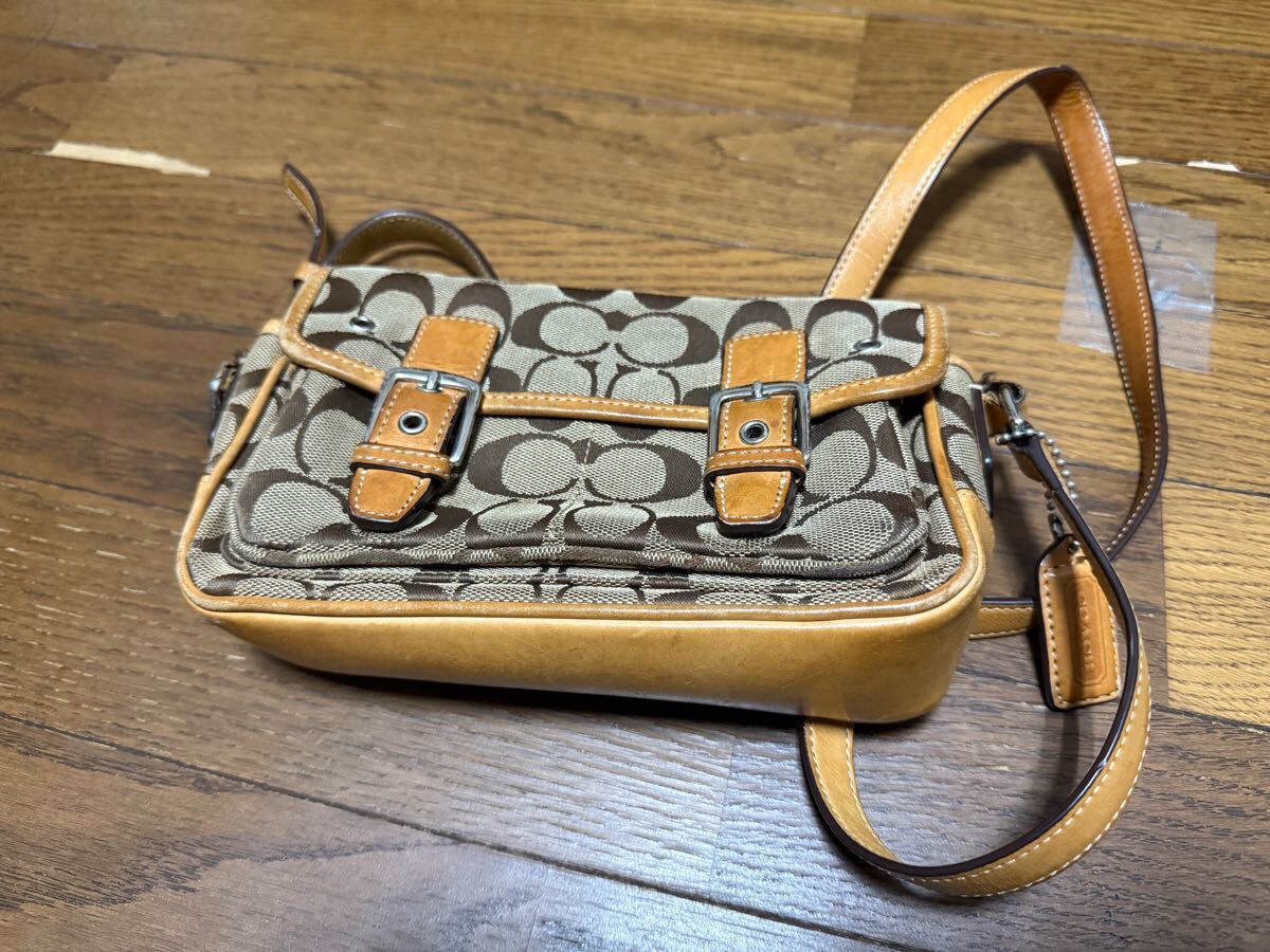 コーチ COACH F14446 ショルダーバッグ シグネチャー ベージュ 