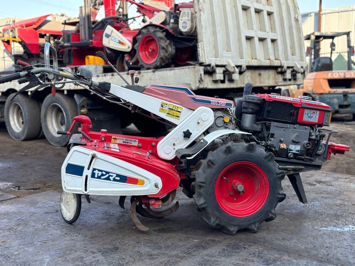 鹿児島発 ヤンマー7.5馬力ディーゼル耕うん機YC750G 日置市 伊集院町