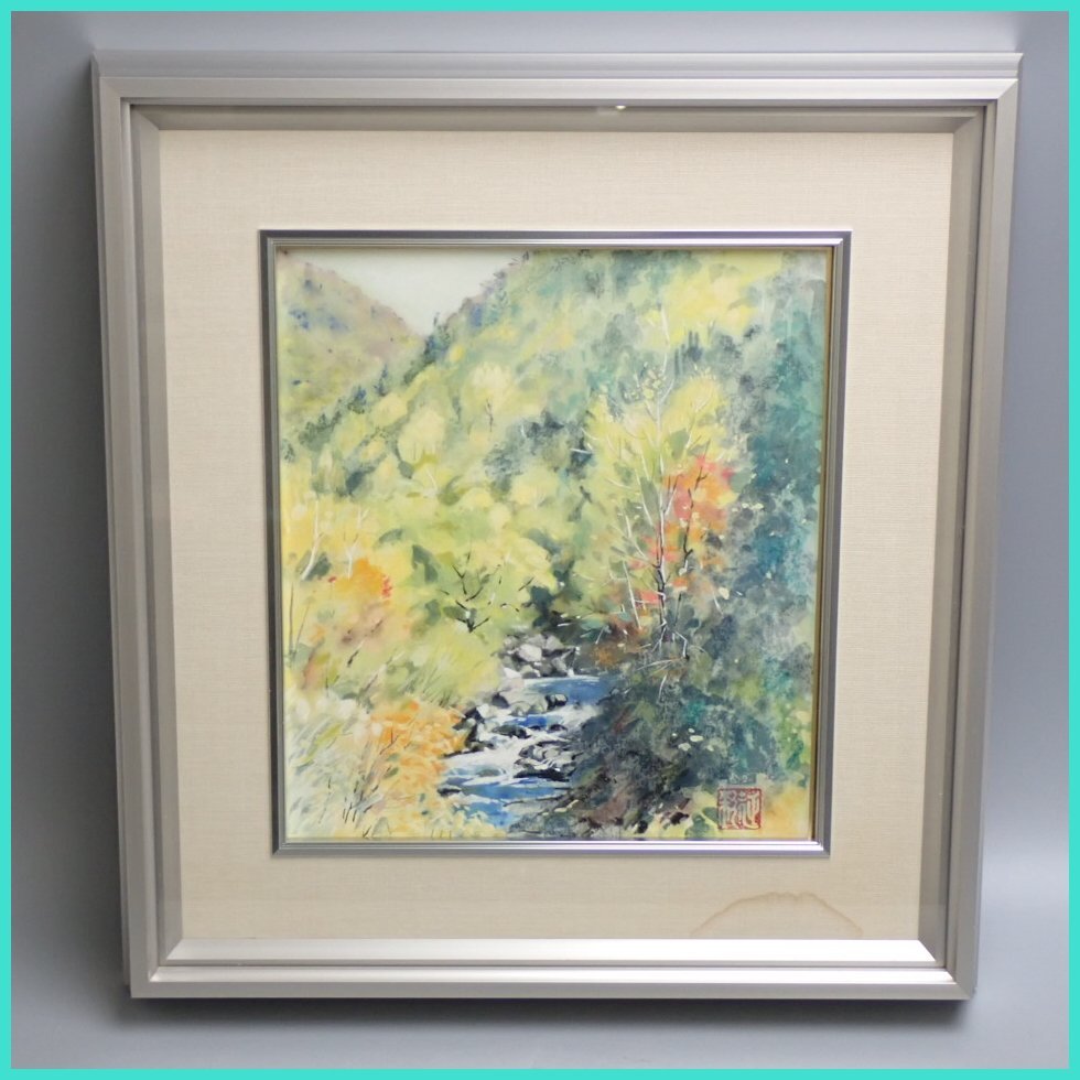 近藤長三郎 油彩画 「早春の丹波山」 F6号 サインあり 裏書有 額装あり