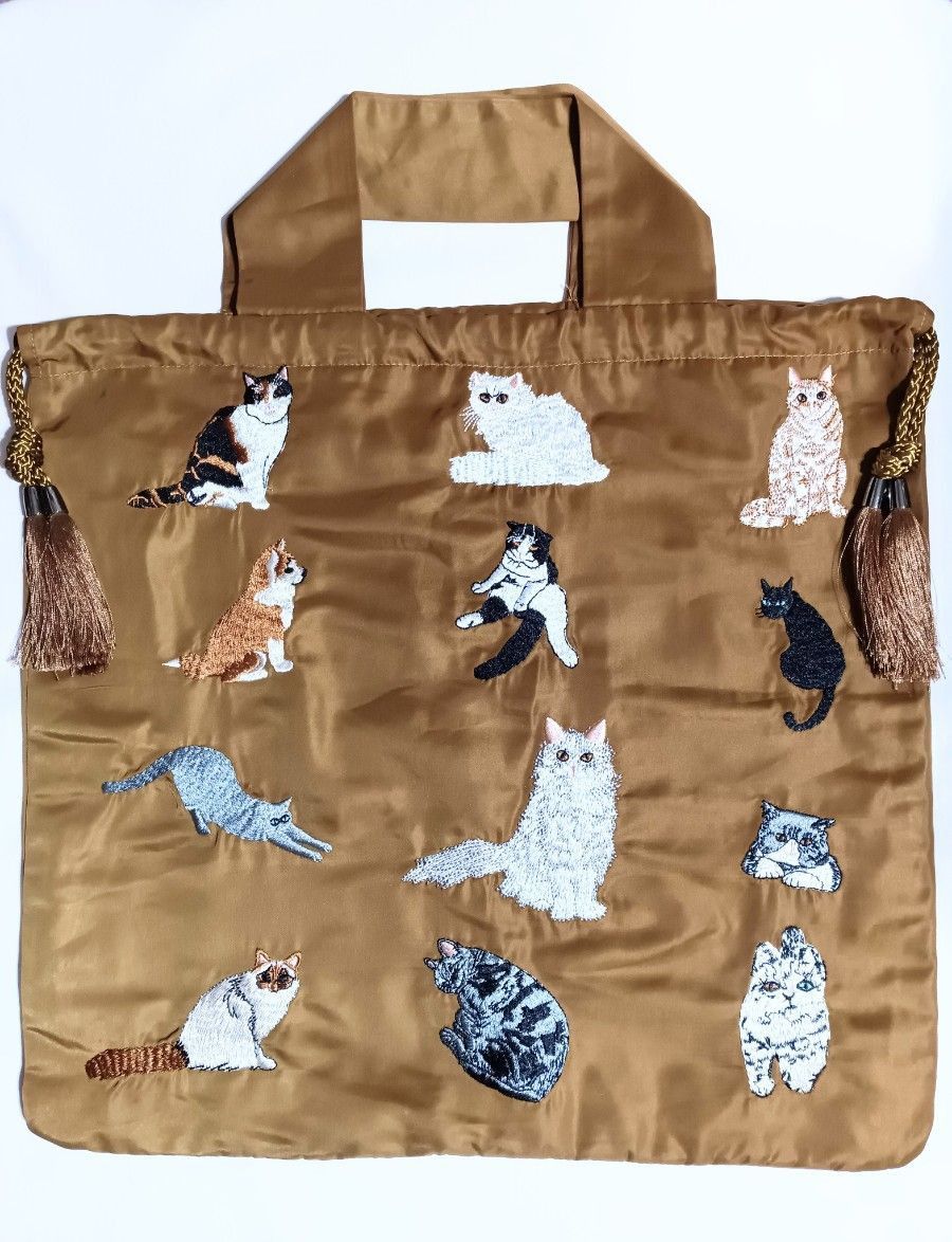 美品 ear PAPILLONNER SUMI STYLE 巾着 トートバッグ 刺繍 | Shop at 