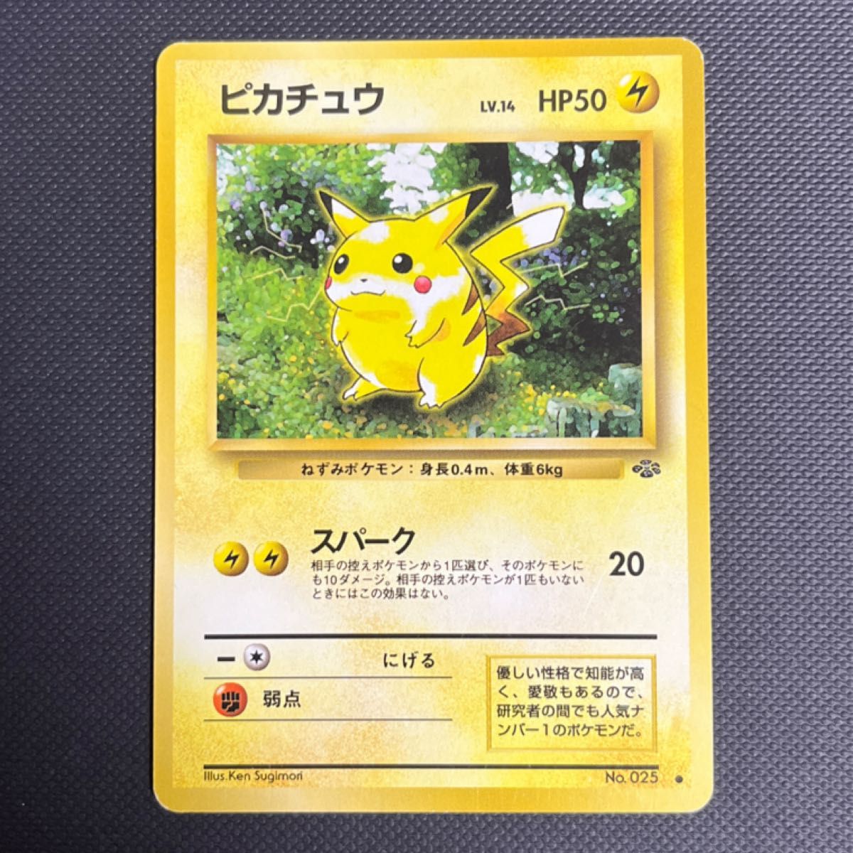 ポケモンカード 旧裏 ピカチュウ LV.14 HP50 No.025 ポケモン