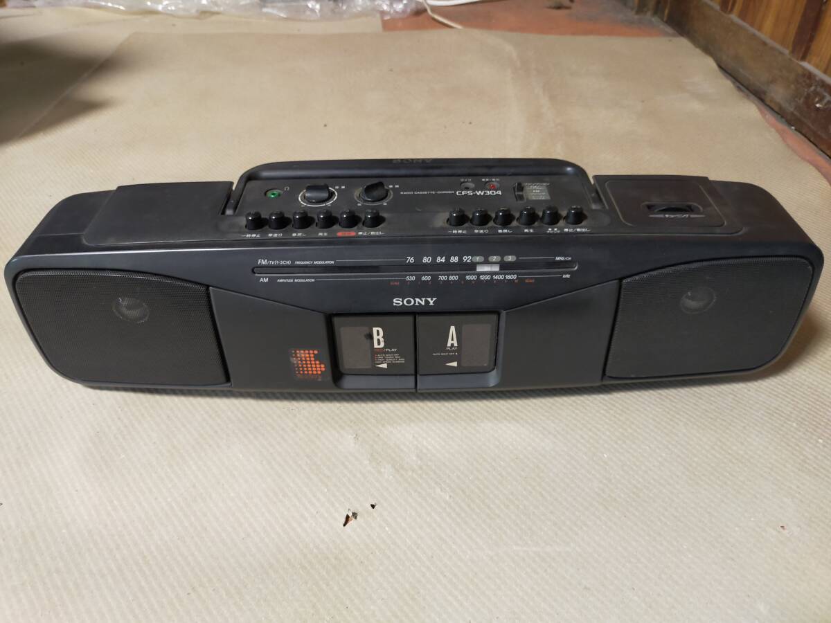 Yahoo!オークション ☆ソニー／SONY ダブルラジカセ CFS-W80☆希少品