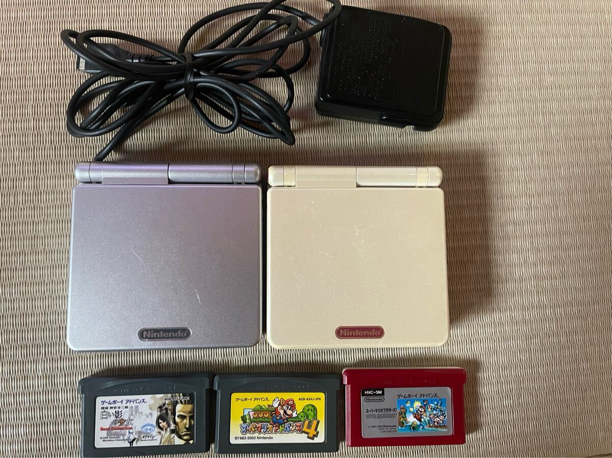 ゲームボーイアドバンスSP2台＋ソフト ゲームボーイアドバンスsp ソフト2本セット