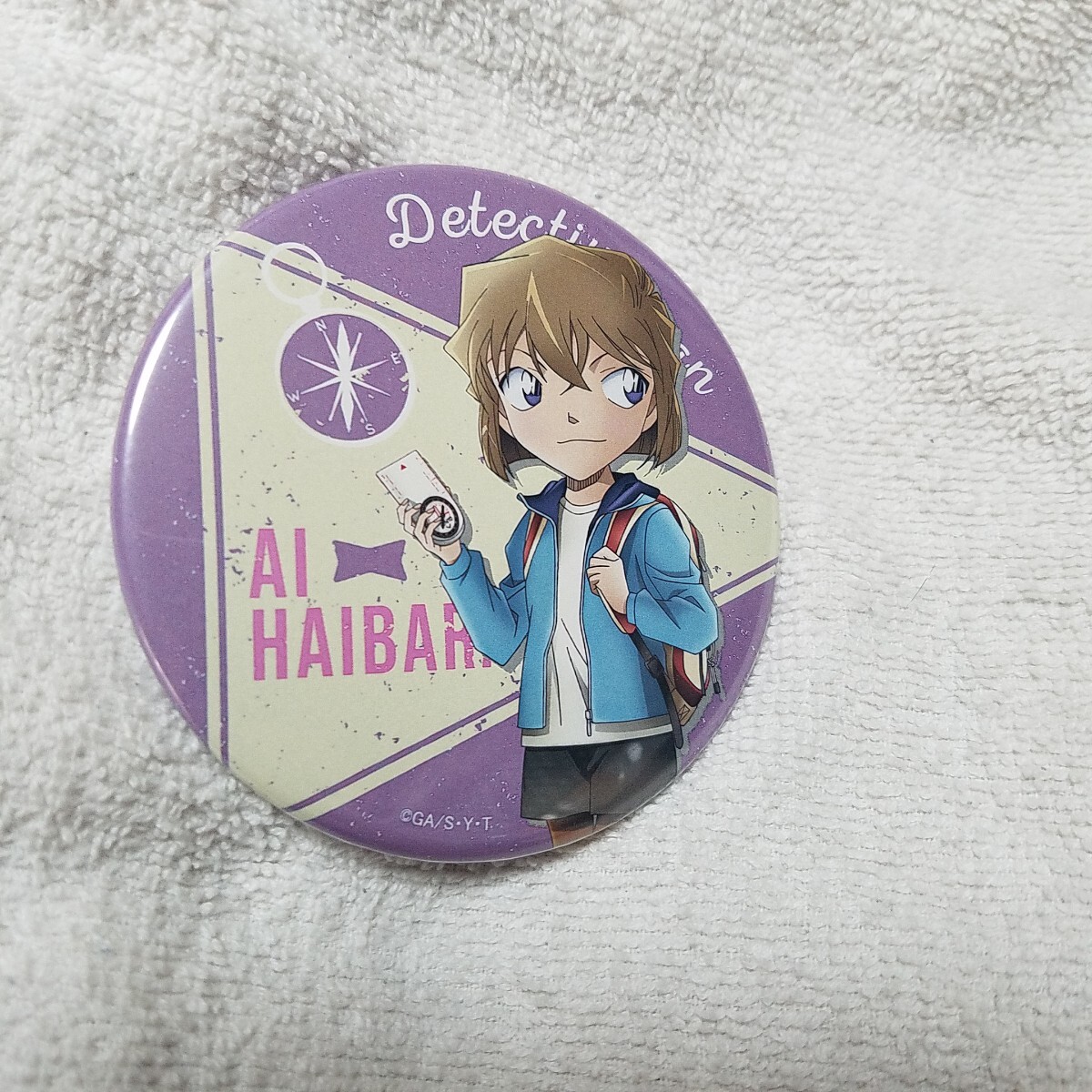 名探偵コナン 日テレ屋 缶バッジ 灰原哀 名探偵コナン灰原哀ランウェイ缶バッジ - メルカリ